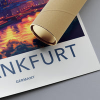 Frankfurt Poster | Germany Wall Art | Europe Decor