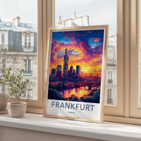 Frankfurt Poster | Germany Wall Art | Europe Decor