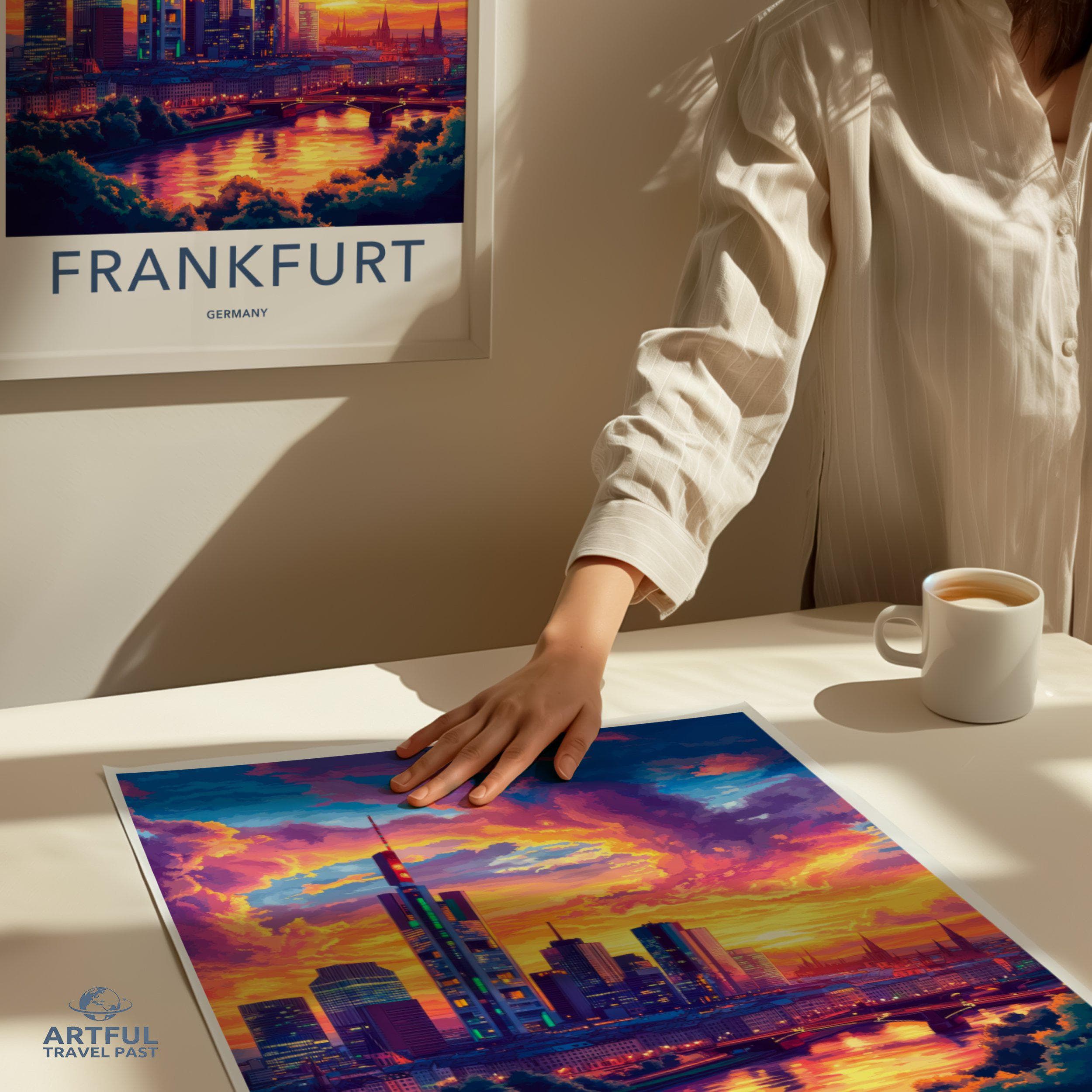 Frankfurt Poster | Germany Wall Art | Europe Decor