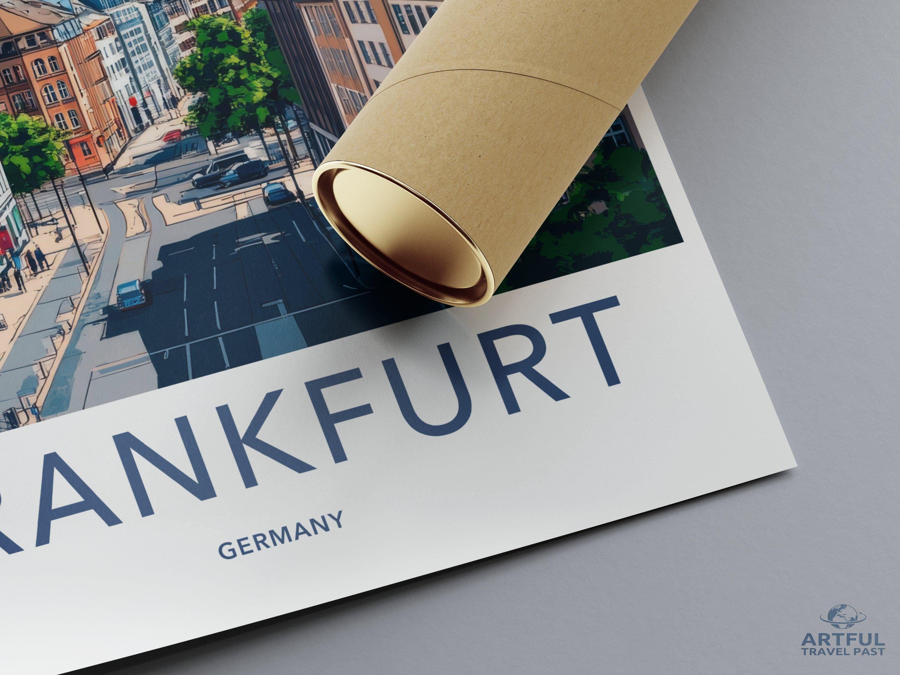 Frankfurt Poster | Germany Wall Art | Europe Decor