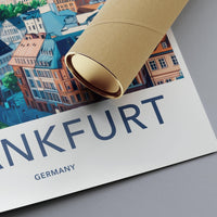 Frankfurt Poster | Germany Wall Art | Europe Decor