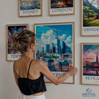 Frankfurt Poster | Germany Wall Art | Europe Decor
