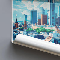 Frankfurt Poster | Germany Wall Art | Europe Decor