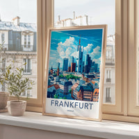 Frankfurt Poster | Germany Wall Art | Europe Decor