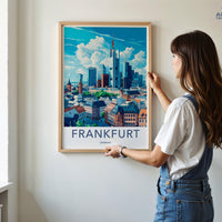 Frankfurt Poster | Germany Wall Art | Europe Decor