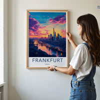 Frankfurt Poster | Germany Wall Art | Europe Decor