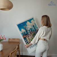 Frankfurt Poster | Germany Wall Art | Europe Decor