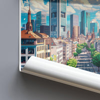 Frankfurt Poster | Germany Wall Art | Europe Decor