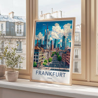 Frankfurt Poster | Germany Wall Art | Europe Decor