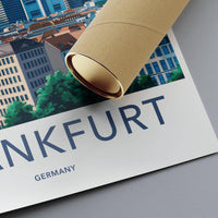 Frankfurt Poster | Germany Wall Art | Europe Decor