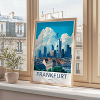 Frankfurt Poster | Germany Wall Art | Europe Decor