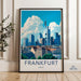 Frankfurt Poster | Germany Wall Art | Europe Decor