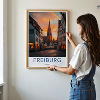 Freiburg Poster - Germany Wall Art