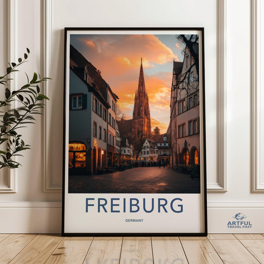Freiburg Poster - Germany Wall Art