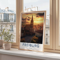 Freiburg Poster - Germany Wall Art