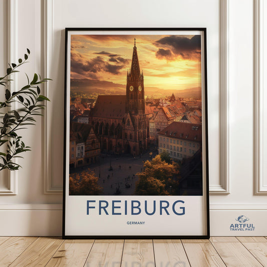 Freiburg Poster - Germany Wall Art