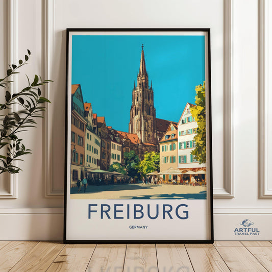 Freiburg Poster - Germany Wall Art