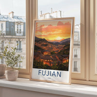 Fujian Poster | China Wall Art | Asia Decor