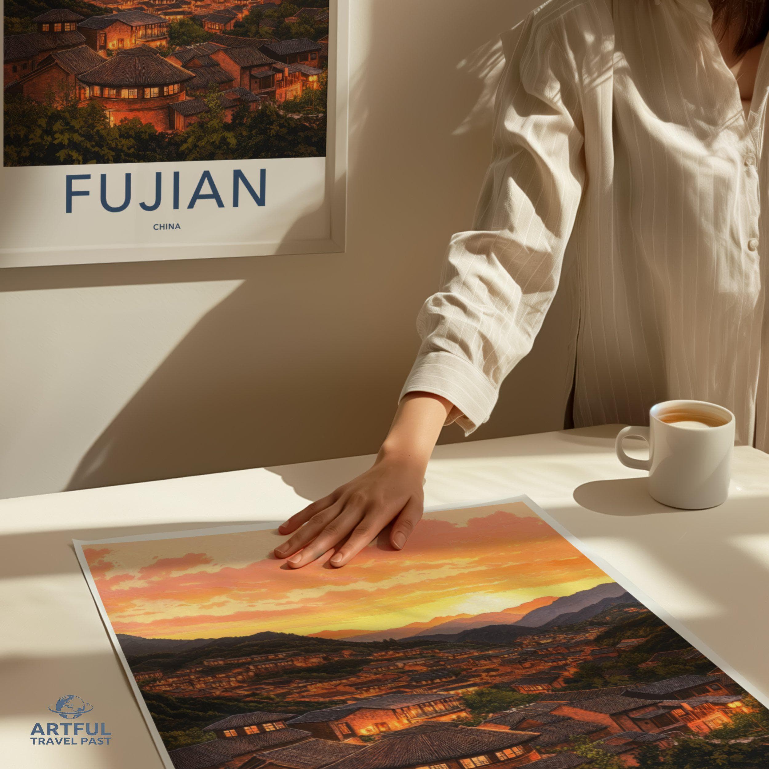 Fujian Poster | China Wall Art | Asia Decor