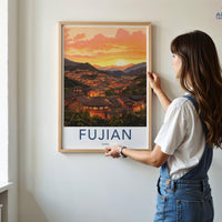 Fujian Poster | China Wall Art | Asia Decor