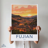 Fujian Poster | China Wall Art | Asia Decor