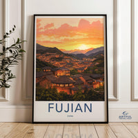 Fujian Poster | China Wall Art | Asia Decor