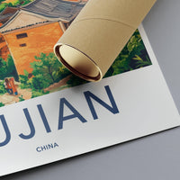 Fujian Poster | China Wall Art | Asia Decor