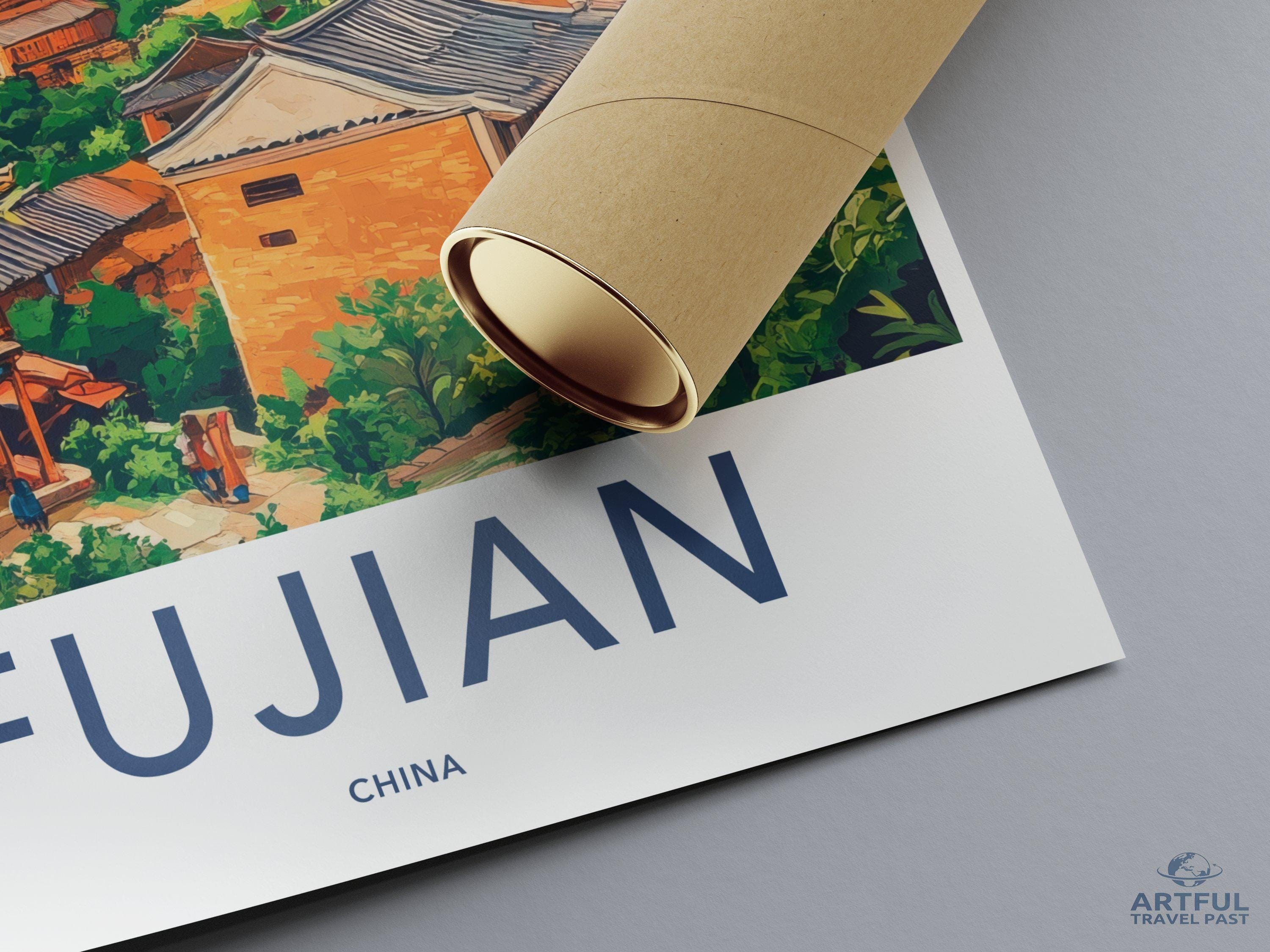 Fujian Poster | China Wall Art | Asia Decor