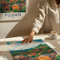 Fujian Poster | China Wall Art | Asia Decor