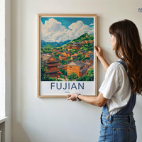 Fujian Poster | China Wall Art | Asia Decor
