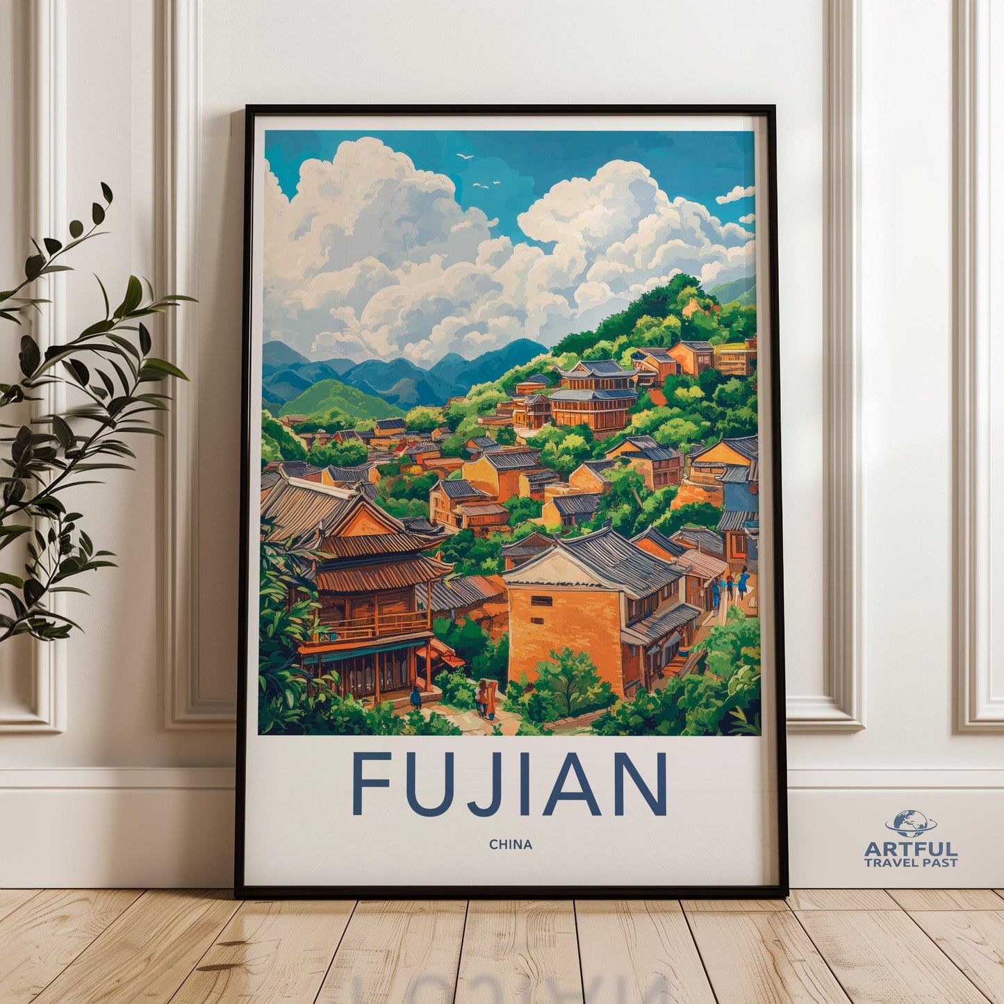 Fujian Poster | China Wall Art | Asia Decor