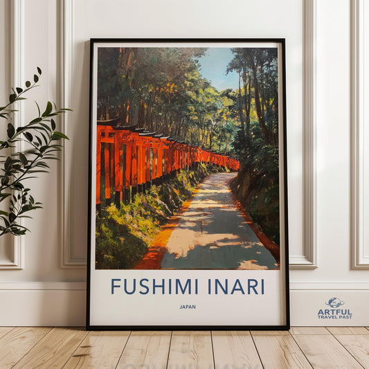 Fushimi Inari Poster - Japan Wall Art