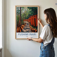 Fushimi Inari Poster - Japan Wall Art