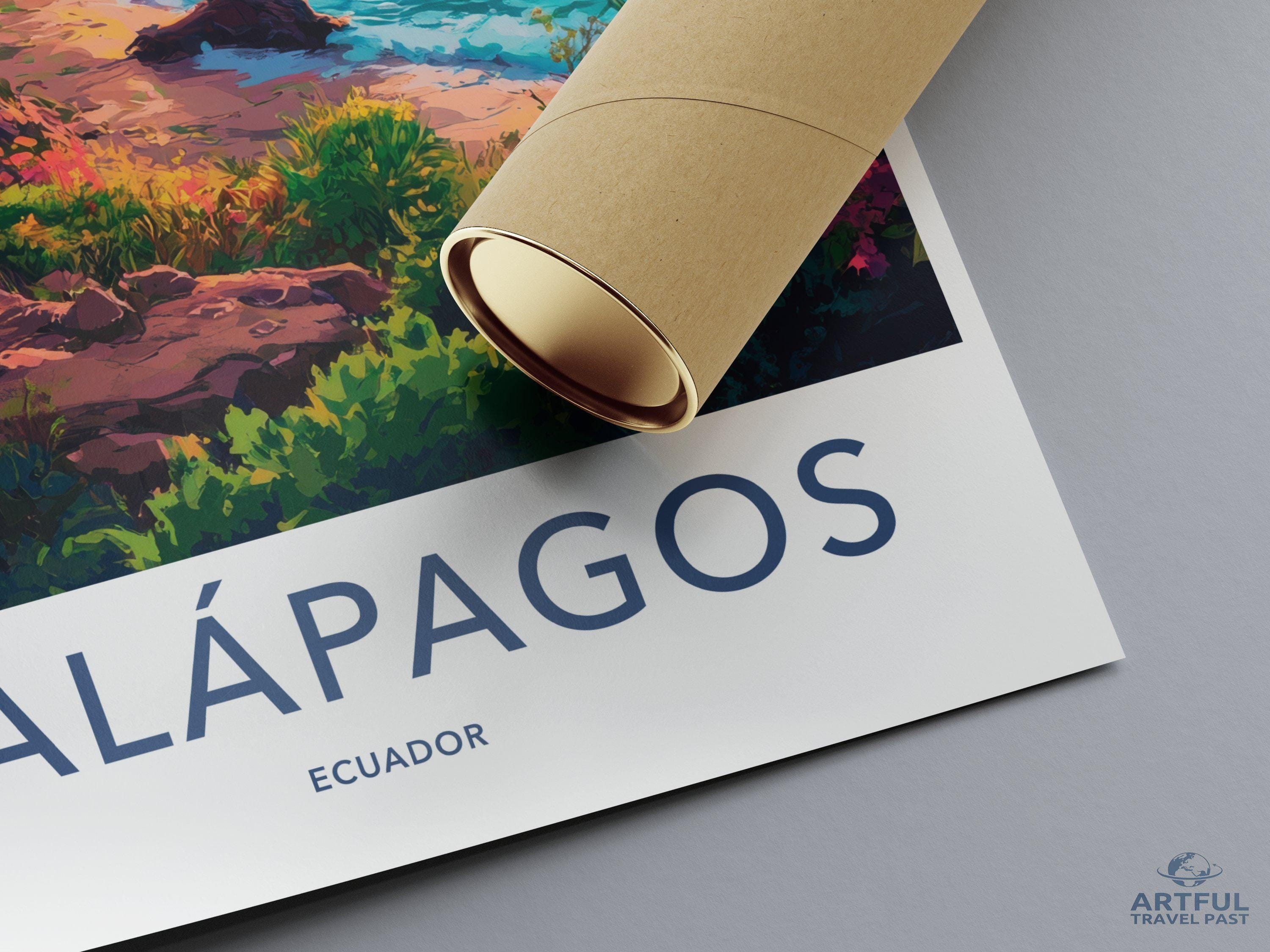 Galápagos Islands Poster - Ecuador Wall Art