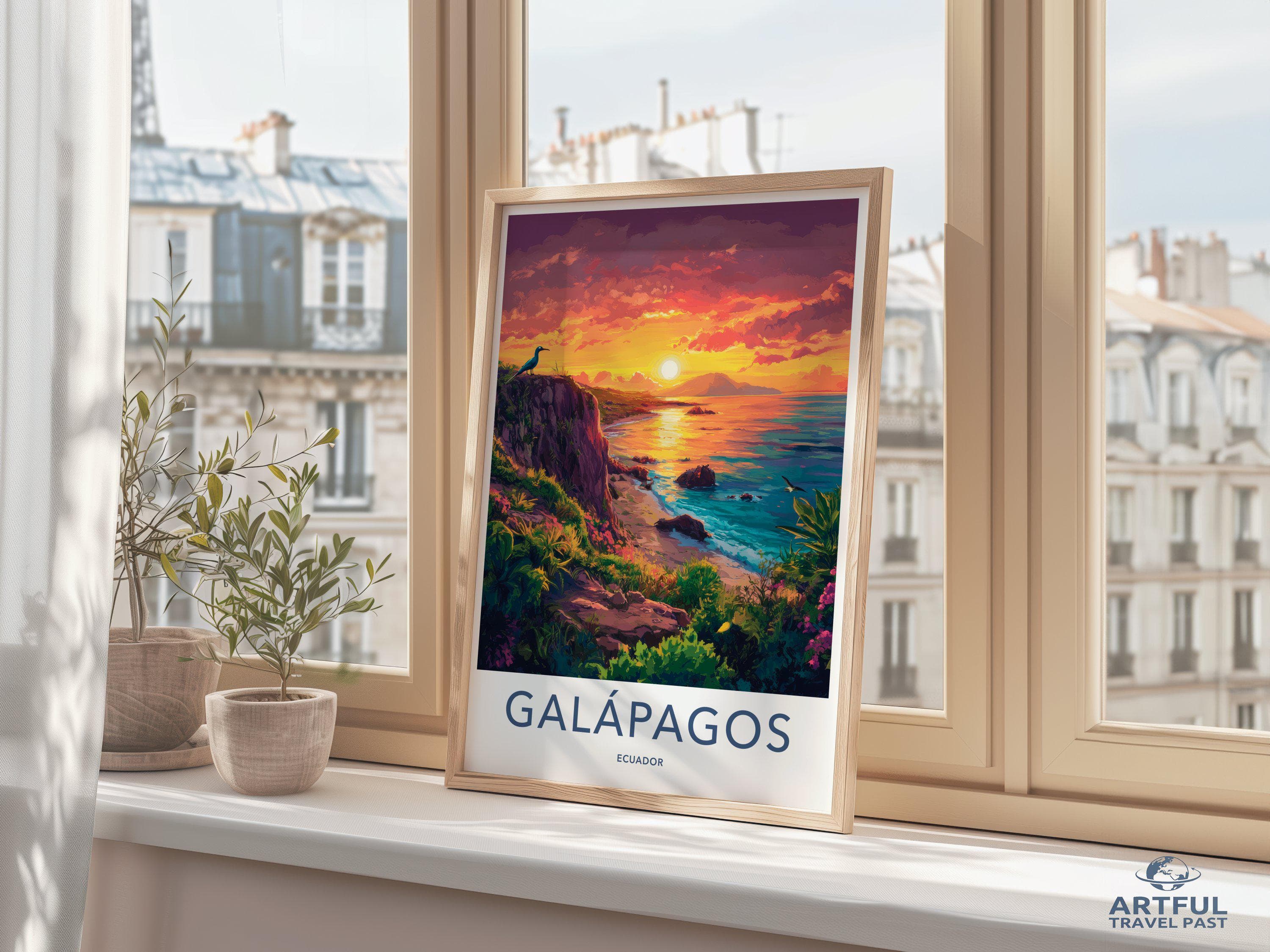 Galápagos Islands Poster - Ecuador Wall Art