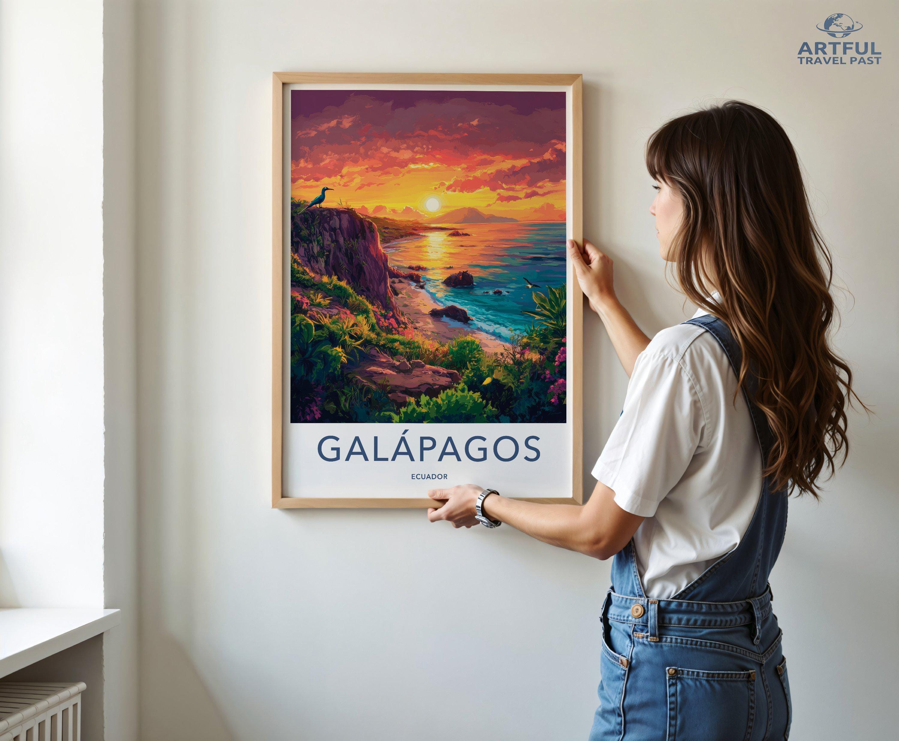 Galápagos Islands Poster - Ecuador Wall Art