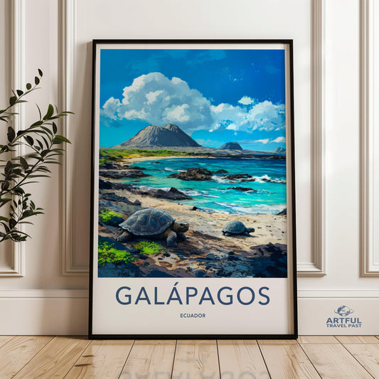Galapagos Islands Poster - Ecuador Wall Art