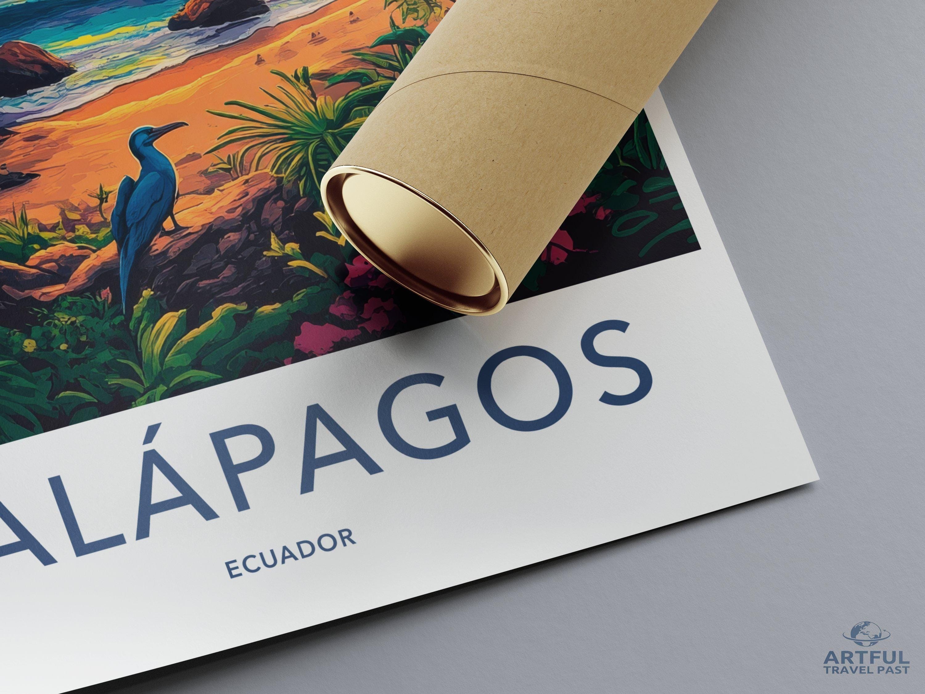 Galapagos Islands Poster - Ecuador Wall Art
