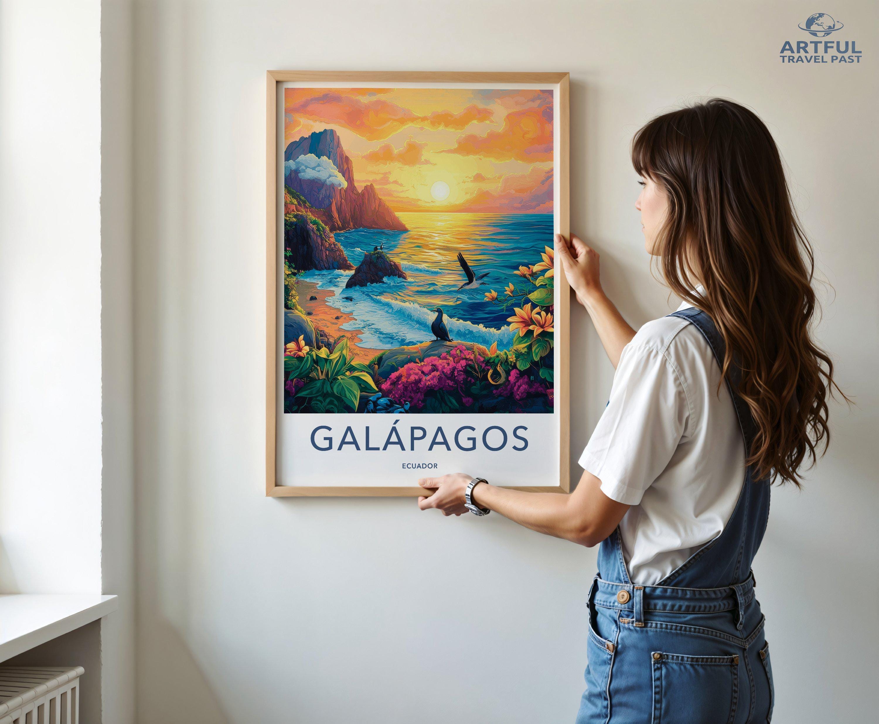 Galápagos Islands Poster - Ecuador Wall Art