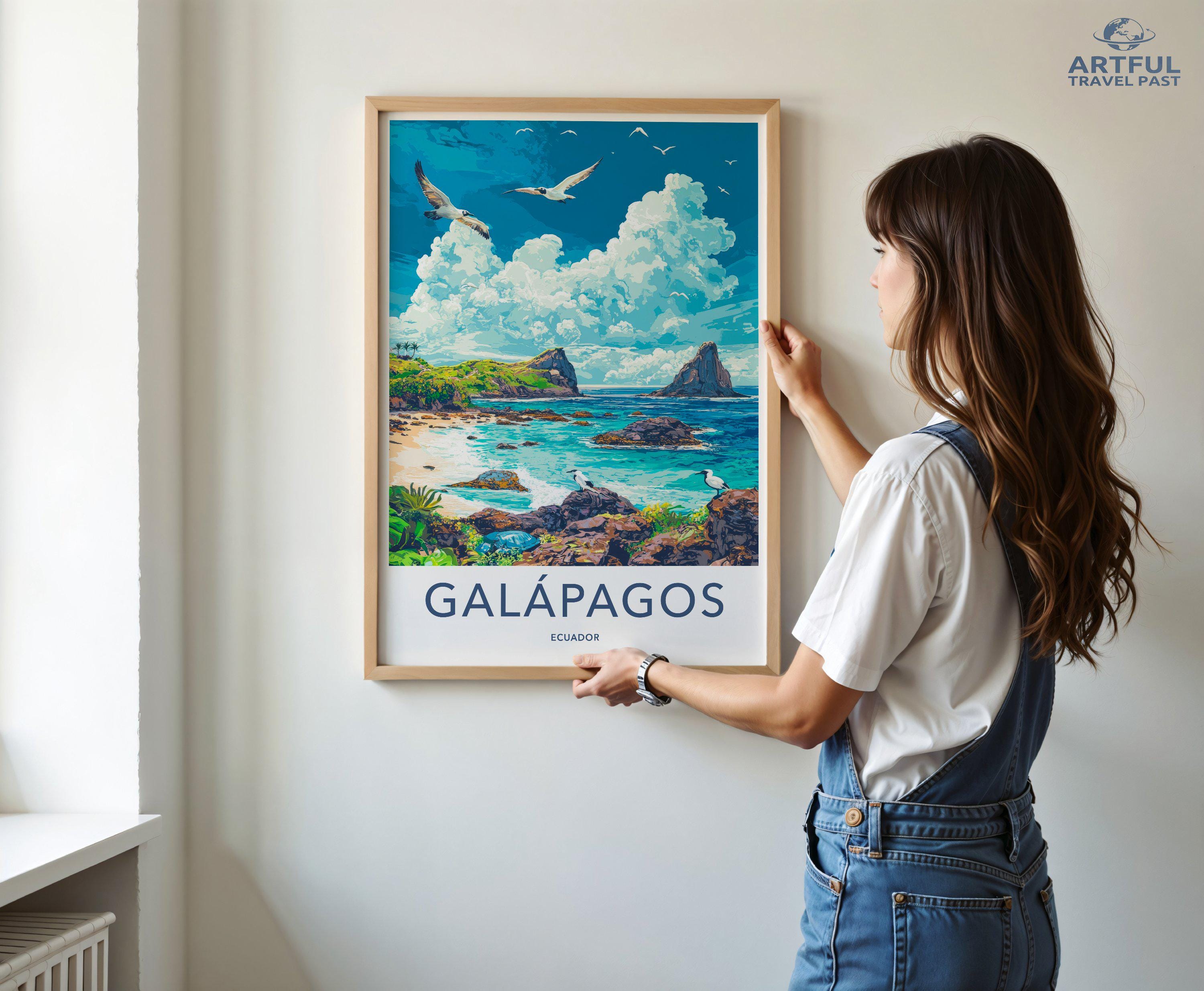 Galápagos Islands Poster - Ecuador Wall Art