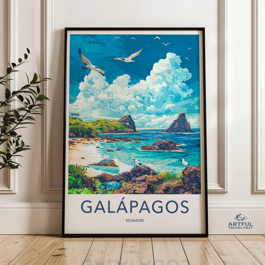 Galápagos Islands Poster - Ecuador Wall Art