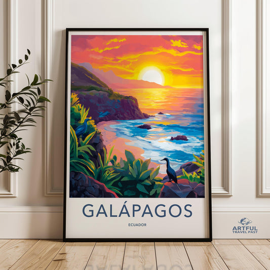 Galápagos Islands Poster - Ecuador Wall Art