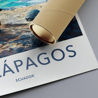 Galápagos Islands Poster | Ecuador Wall Art | Nature Decor