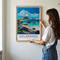 Galápagos Islands Poster | Ecuador Wall Art | Nature Decor