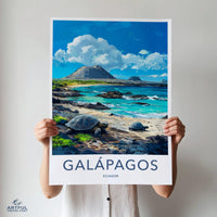 Galápagos Islands Poster | Ecuador Wall Art | Nature Decor