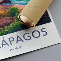Galápagos Islands Poster | Ecuador Wall Art | South America Decor