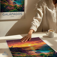 Galápagos Islands Poster | Ecuador Wall Art | South America Decor