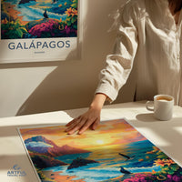 Galápagos Islands Poster | Ecuador Wall Art | South America Decor