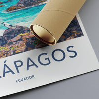 Galápagos Islands Poster | Ecuador Wall Art | South America Decor
