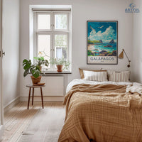 Galápagos Islands Poster | Ecuador Wall Art | South America Decor